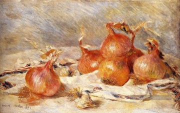 Henry Oignons Nature morte Pierre Auguste Renoir Peinture à l'huile